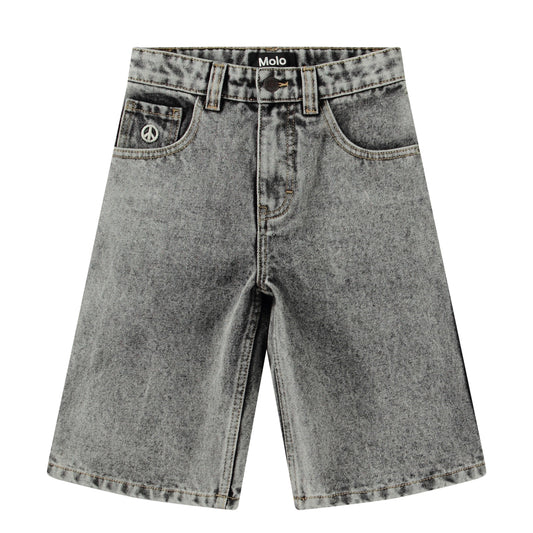 Bermudas Denim “Grey Acid Wash” – Molo