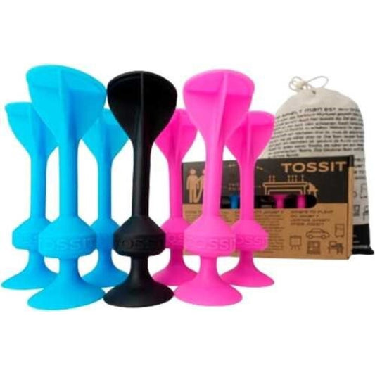 Dardos de Silicona con Ventosa Azul + Rosa (Starter Pack) - Tossit