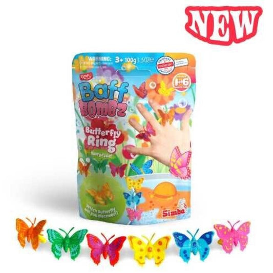 Bomba de Baño Butterfly Ring con Sorpresa | ZimpliKids