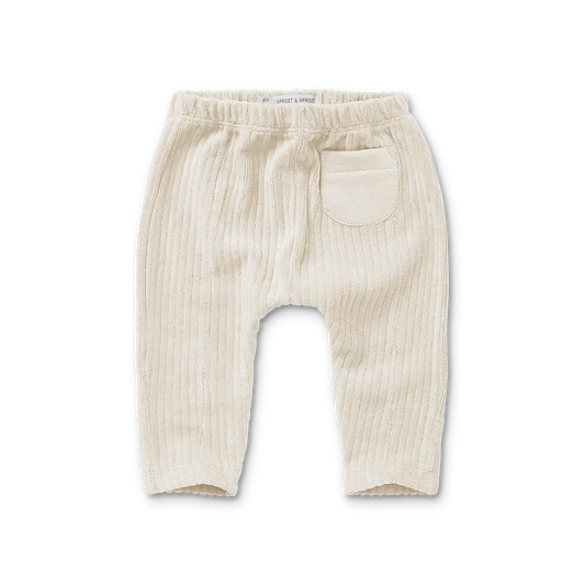 Pantalón Acanalado “Ivory” – Bebé | Sproet & Sprout