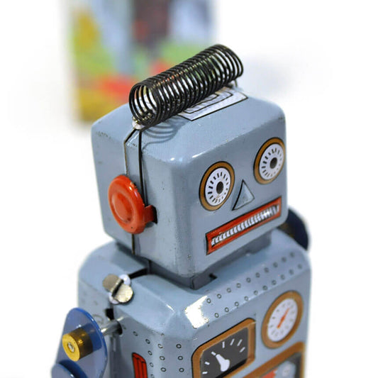 Bass & Bass – Robot de Hojalata de Resorte