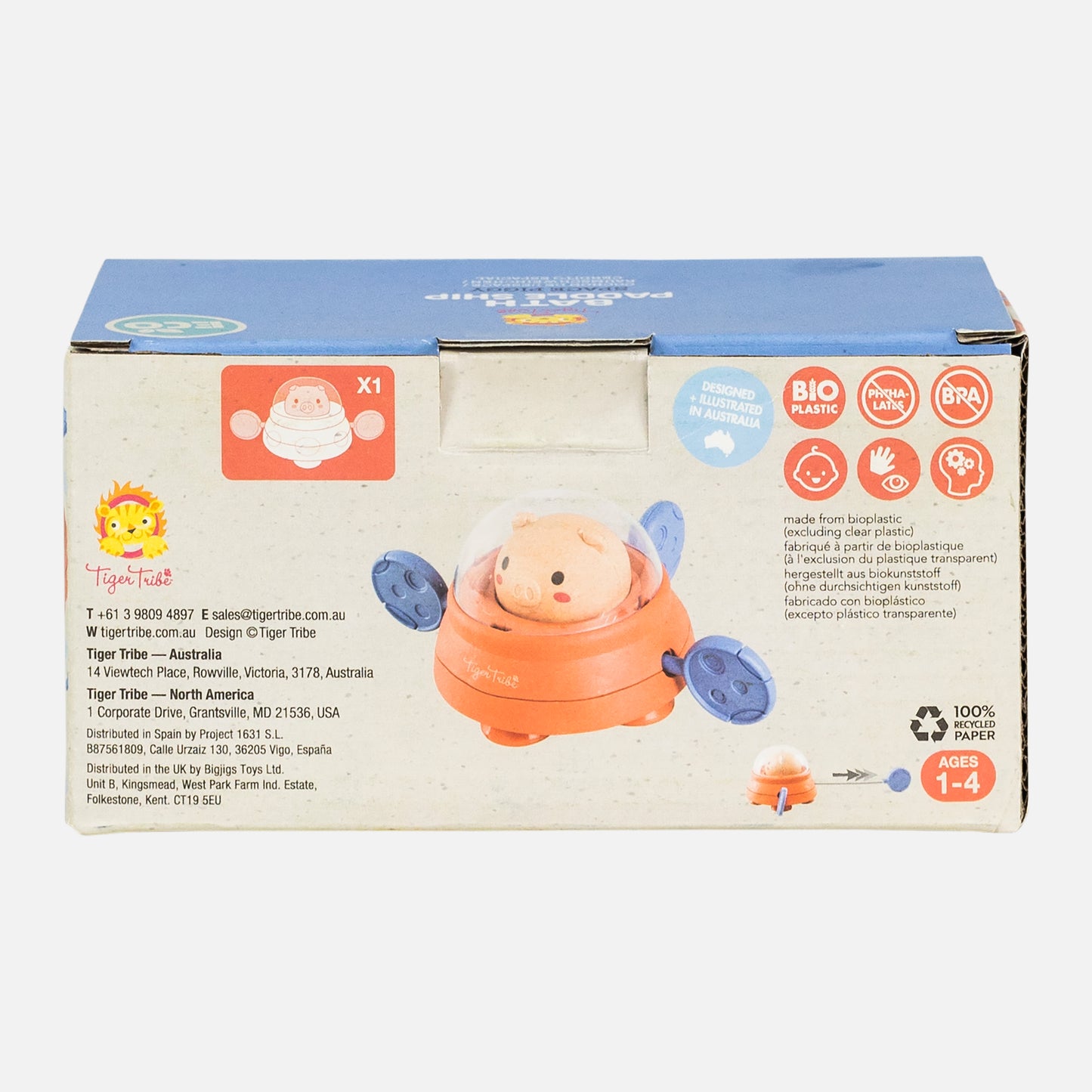 Barco Paleta de Baño – Space Piggy – Tiger Tribe