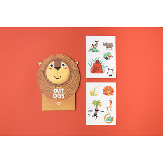 Jungle Tattoos Set de tatuajes temporales · Londji