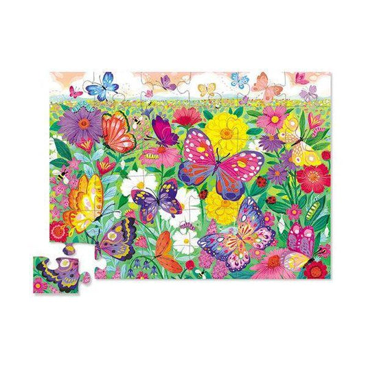 Maxi Puzzle Crocodile Creek – El Jardín de las Mariposas (36 piezas)