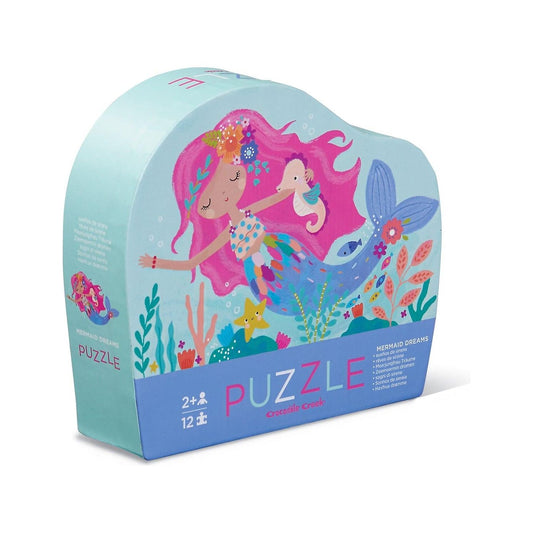 Mini Puzzle Crocodile Creek – Sueños de Sirena (12 piezas)