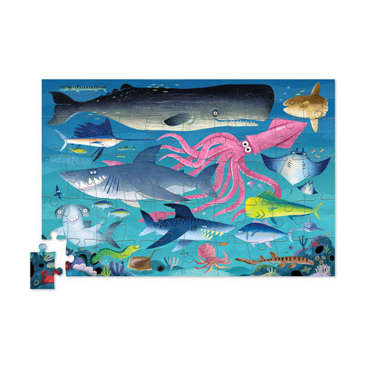 Puzzle en Lata de Metal – El Arrecife de los Tiburones (50 piezas)