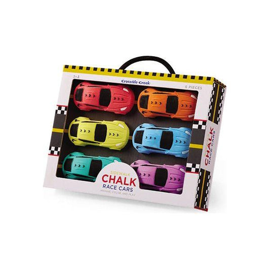 Set de 6 Tizas con Forma de Coche de Carreras – Crocodile Creek