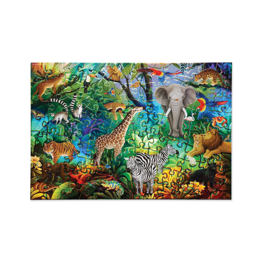Puzzle Holográfico – Paraíso en la Jungla (100 piezas)