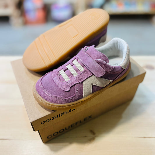 Zapatillas Barefoot Lavanda y Crudo - Coqueflex