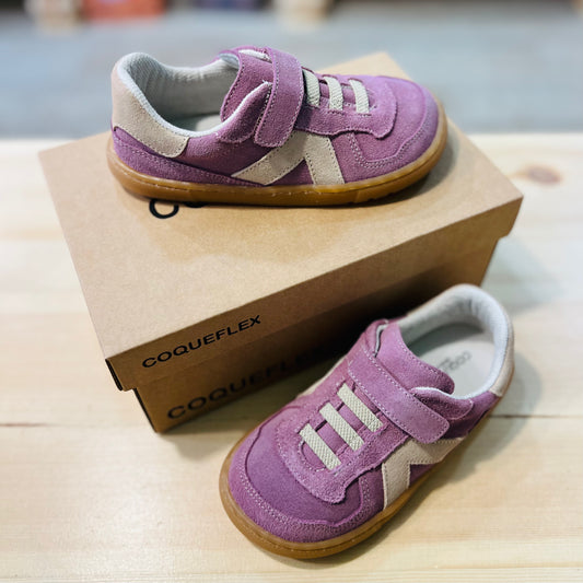 Zapatillas Barefoot Lavanda y Crudo - Coqueflex