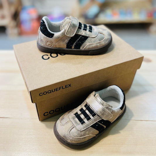 Deportiva Barefoot Glitter Sabbia - Coqueflex