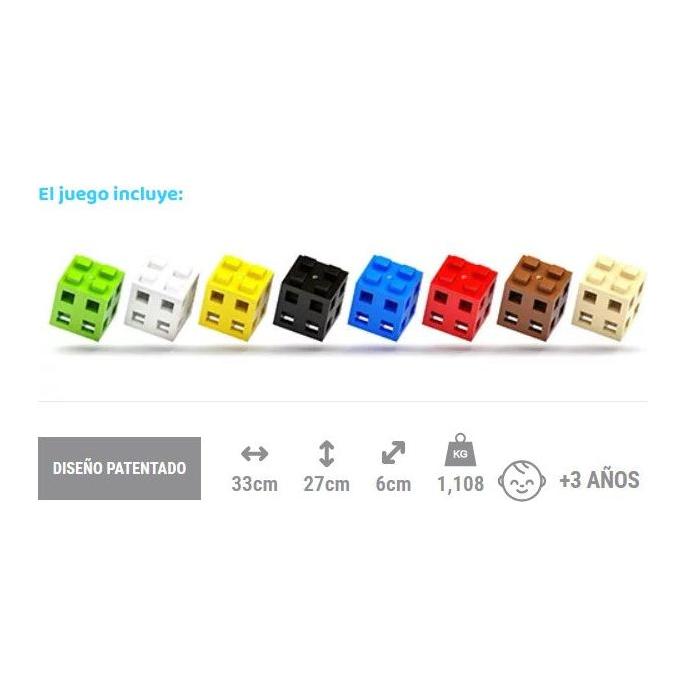 Meli Cube – Set de 200 Cubos “Waffle”