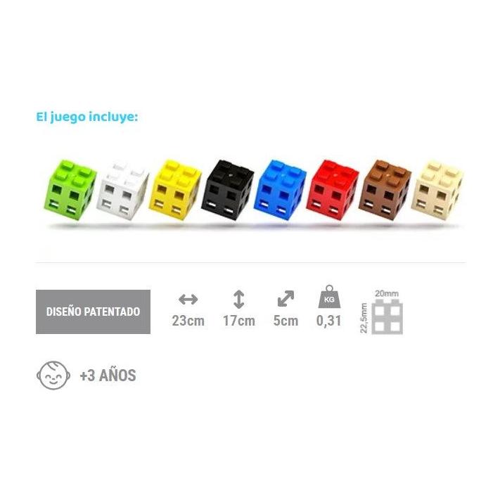 Meli Cube – Set de 50 Cubos “Waffle”