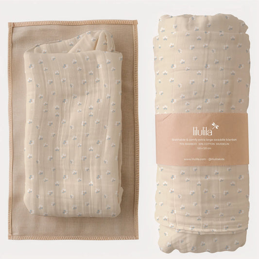 Muselina de Bambú para Bebé – Coral Flower | Lilulila