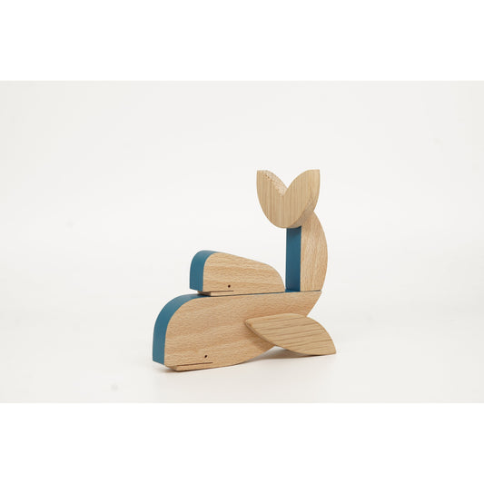 Ballena de Madera Magnética – Esnaf Toys