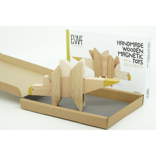 Stegosaurus de Madera Magnético – Esnaf Toys