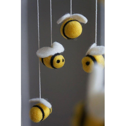 Móvil de Abejas de Fieltro – Gamcha