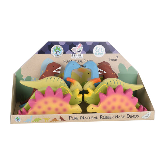 Dinosaurios de Goma Natural – Tikiri