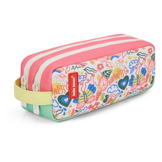 Estuche “Happiness” de Hello Hossy (2 cremalleras)