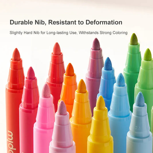 Rotuladores Acrílicos Puntas Redondas – Mideer