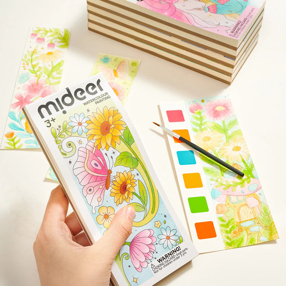 Libro Acuarela de Viaje¨Flores¨Mideer