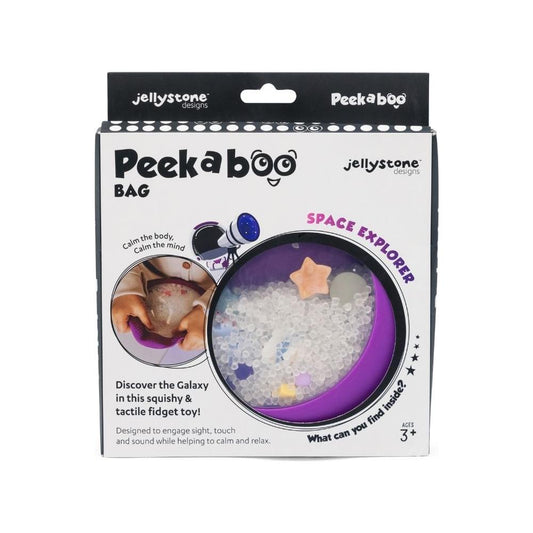 Bolsa Sensorial Peekaboo – Explorador Galáctico