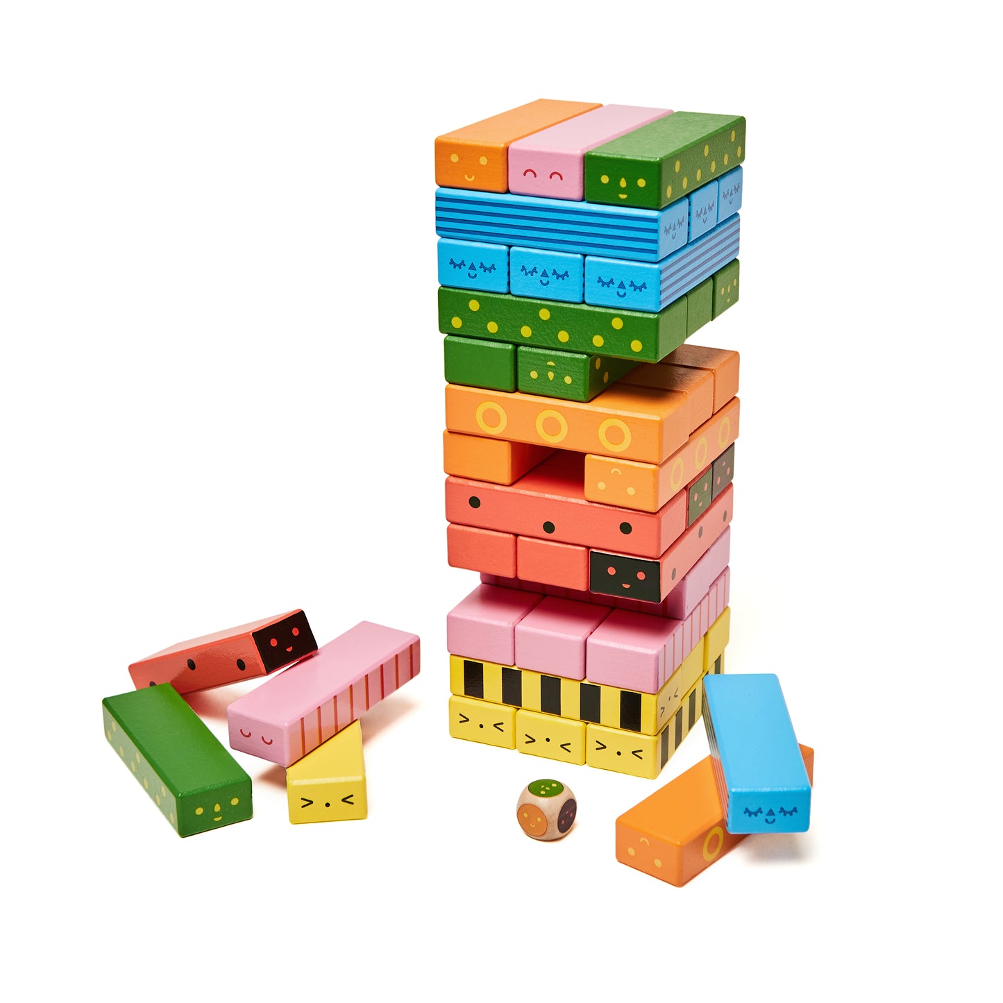 Juego de Equilibrio de Bloques con Dados – Kidoki