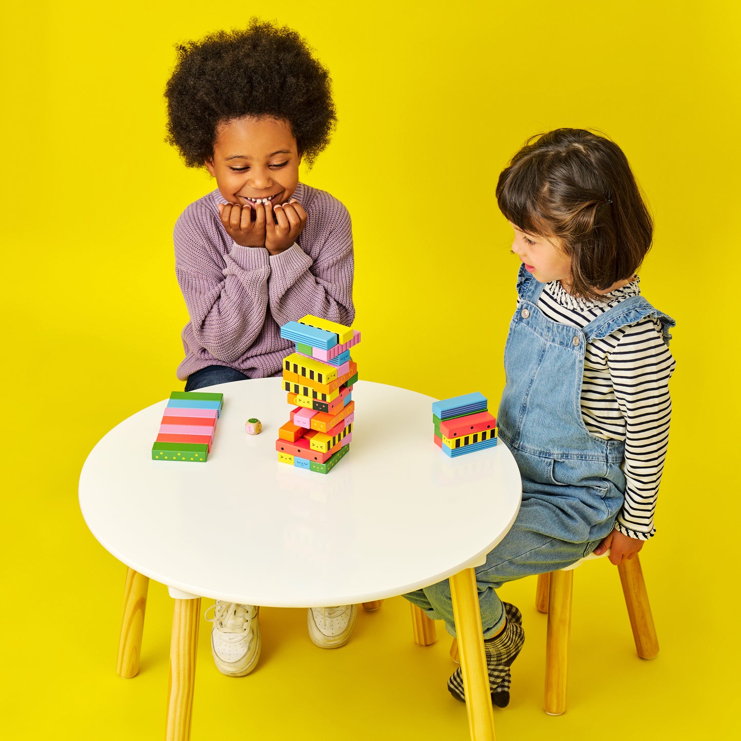 Juego de Equilibrio de Bloques con Dados – Kidoki