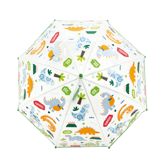 Paraguas Burbuja Transparente Dinos – Little L (68 cm)