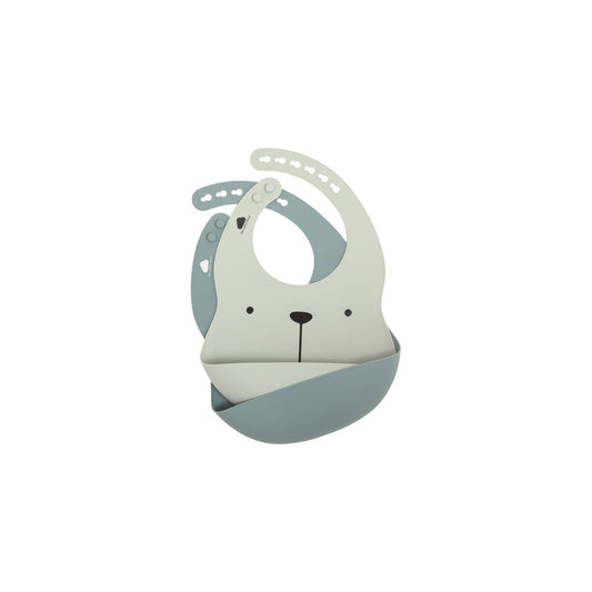 Pack de 2 Baberos de Silicona “Lili Iceberg” – The Cotton Cloud
