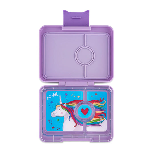Fiambrera Snack 3C “Lavender Unicorn”- Yumbox
