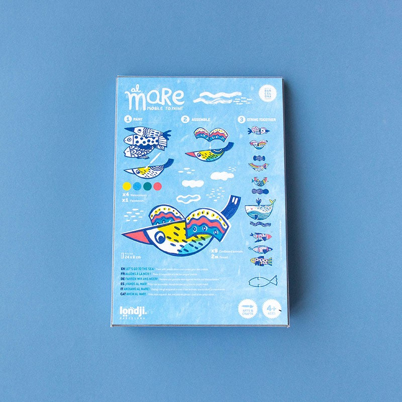 Al Mare! – Móvil para Pintar con Acuarelas | Londji