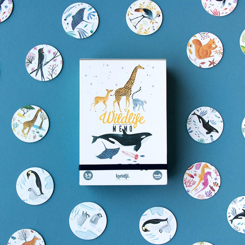 Wildlife Memo – Juego de memoria de animales | Londji