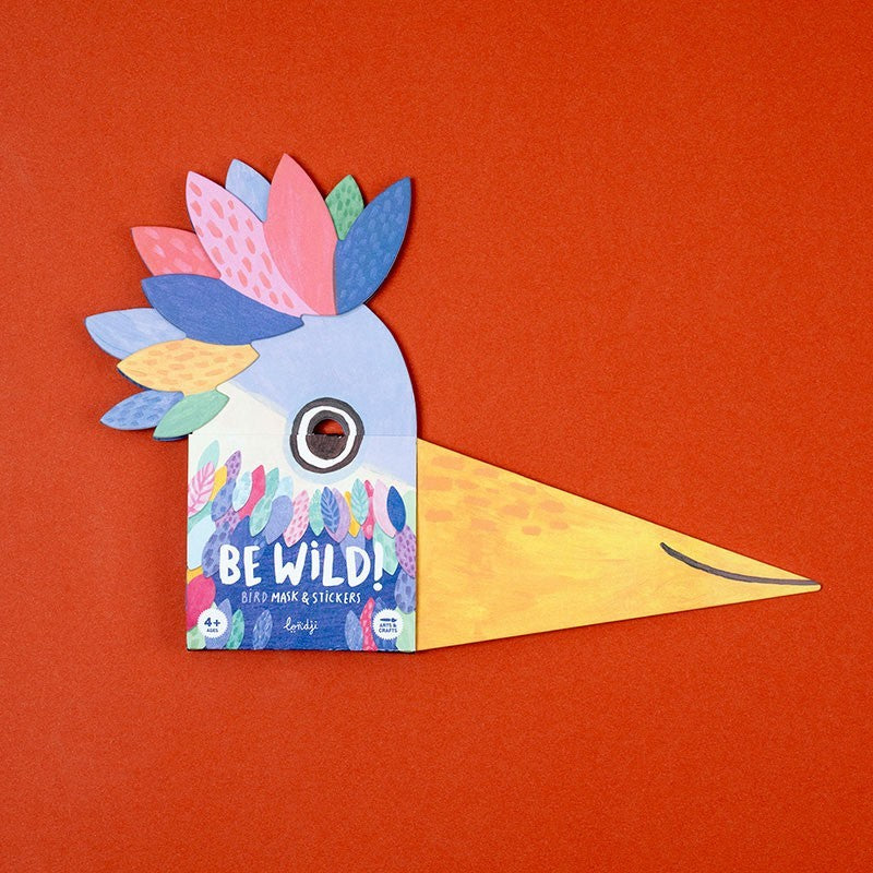 Be Wild! Bird – Máscara de Pájaro + Pegatinas | Londji