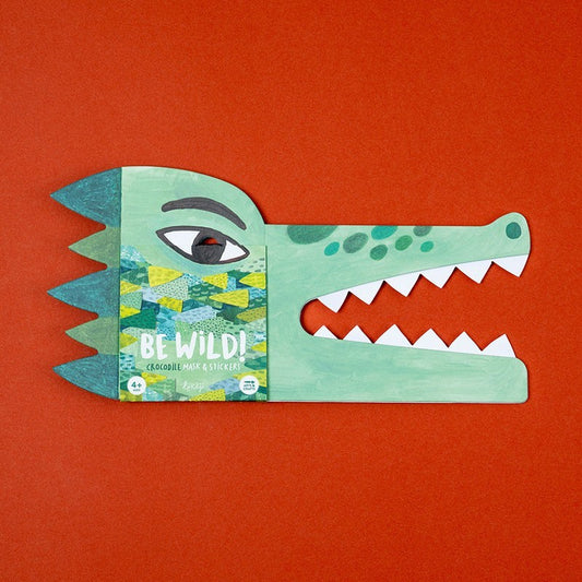 Be Wild! Crocodile – Máscara + Pegatinas | Londji