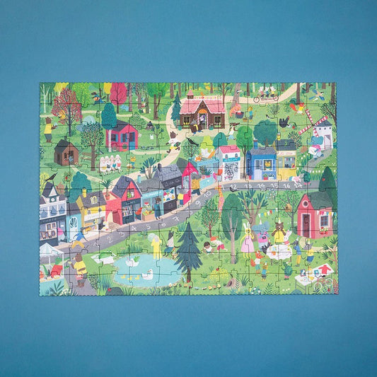 Puzzle The Mysterious Case of the Birthday Cake + Juego de detectives (100 piezas) | Londji