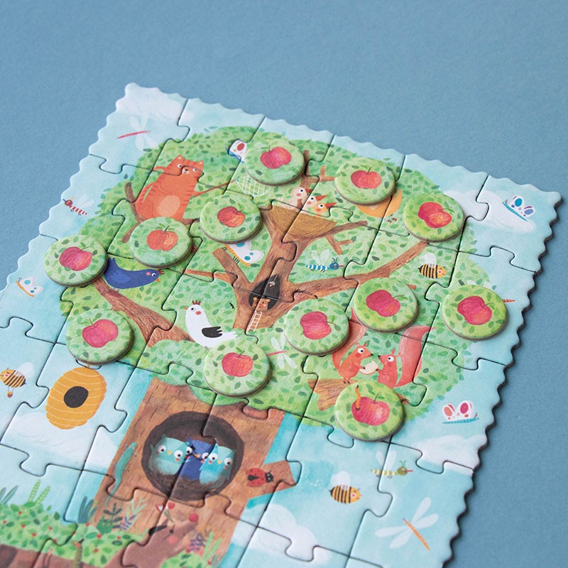 Tiny Puzzle Pommier – Count & Learn | Londji