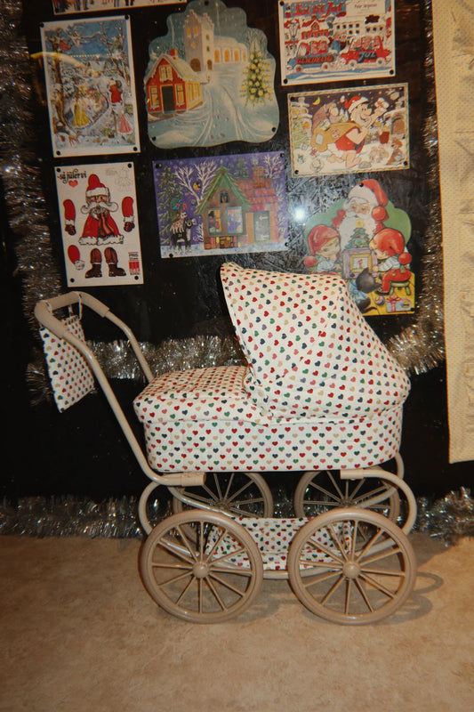 Cochecito de Muñecas Vintage Corazones - Konges Sløjd