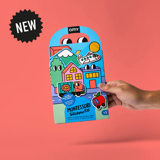 Montessori Stickers Kit “Vroom” – OMY