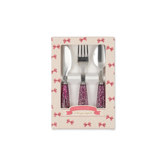 Set de cubiertos Glitter - Konges Sløjd