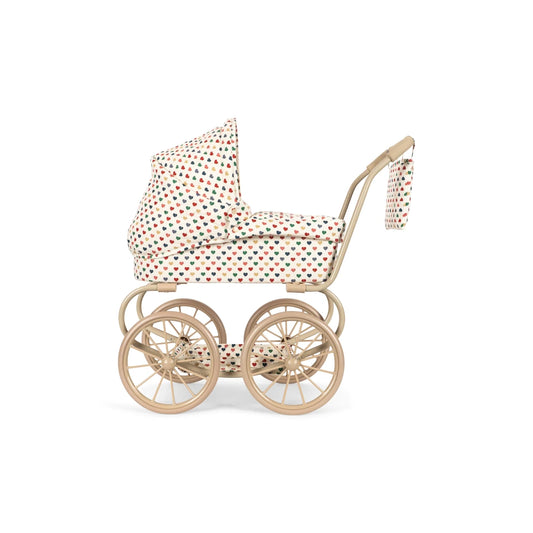Cochecito de Muñecas Vintage Corazones - Konges Sløjd