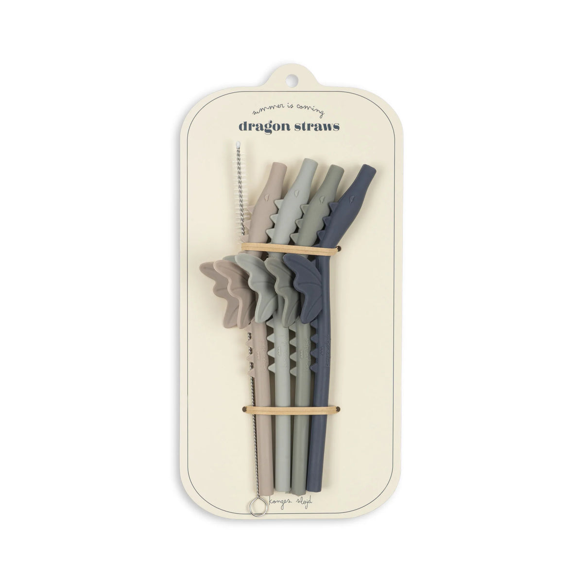 Pajitas de Silicona “Dragon Straws” – Konges Sløjd