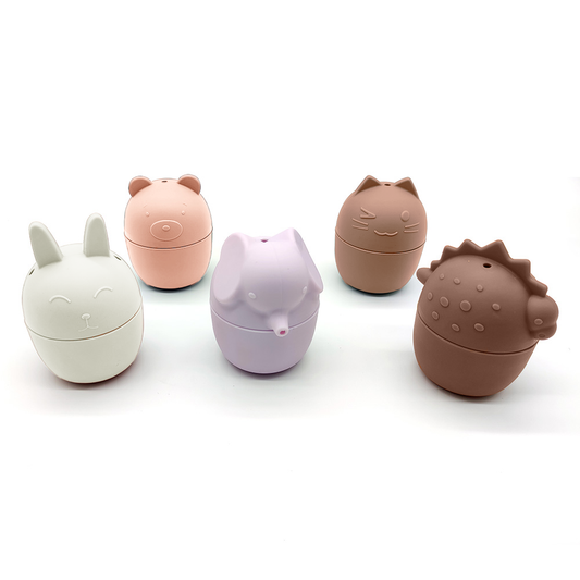 Juguetes de Baño de Silicona – Animales - Play and Store