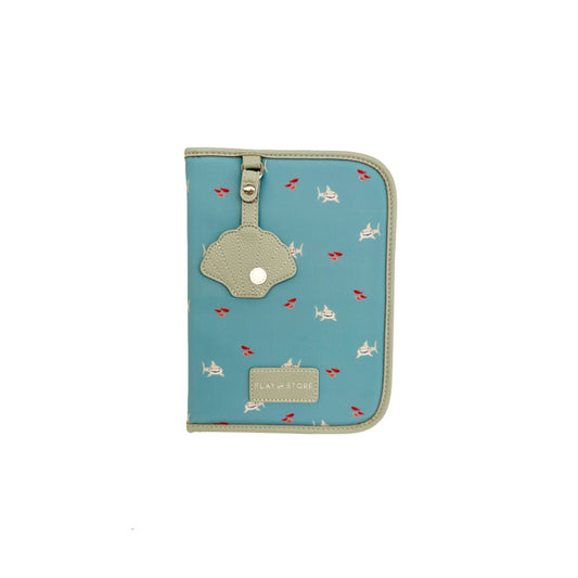 Porta documentos Azul con Tiburones - Play and Store