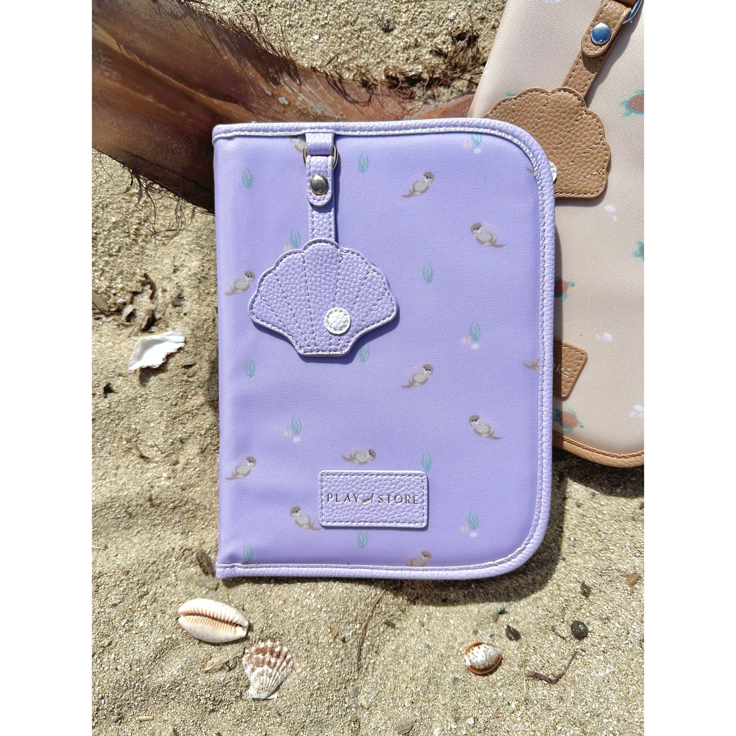 Porta documentos Focas Lila - Play and Store