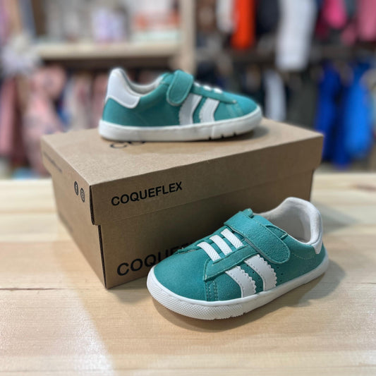 Zapatillas Barefoot Suede Micropelle Laguna Blanco | Coqueflex