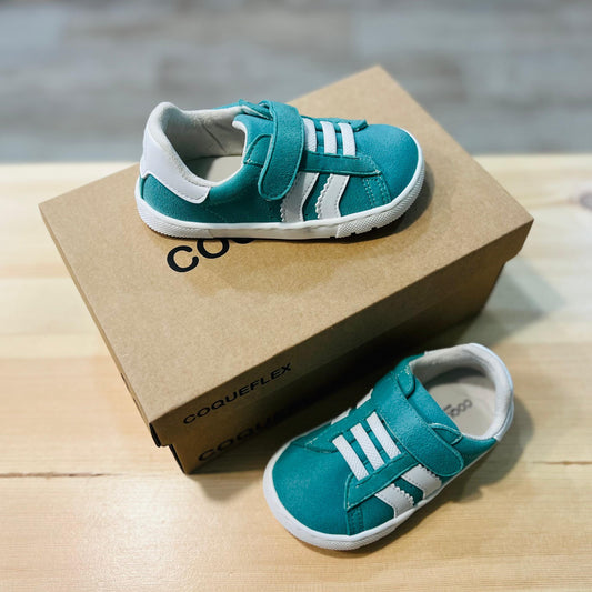 Zapatillas Barefoot Suede Micropelle Laguna Blanco | Coqueflex