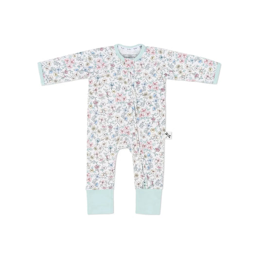 Pijama Zippy Romper de Bambú – Liberty | Lilulila