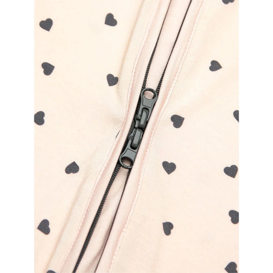 Pijama Zippy Romper de Bambú – Little Hearts | Lilulila