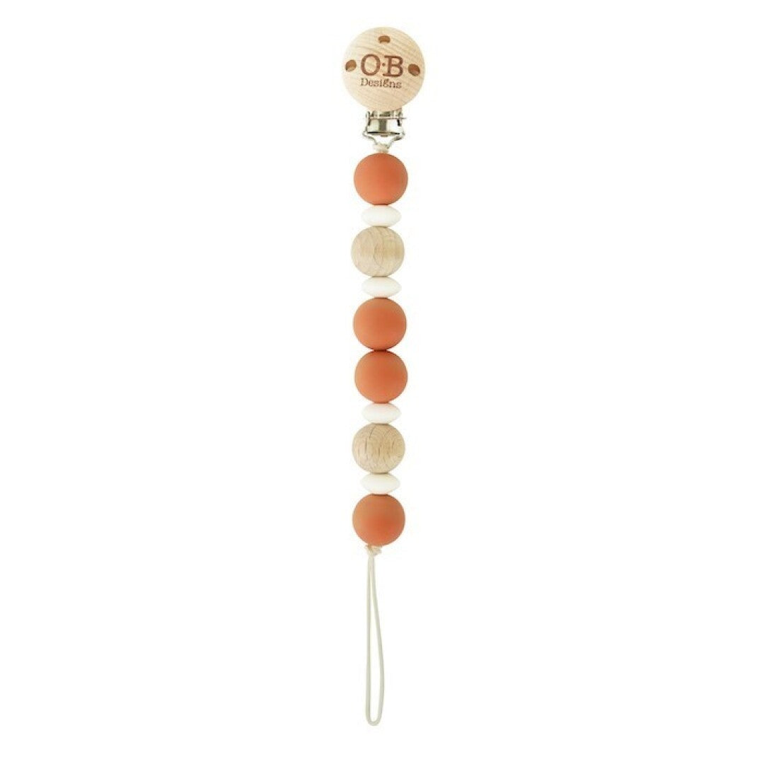 Chupetero de Silicona – OB Designs (Color Canela)